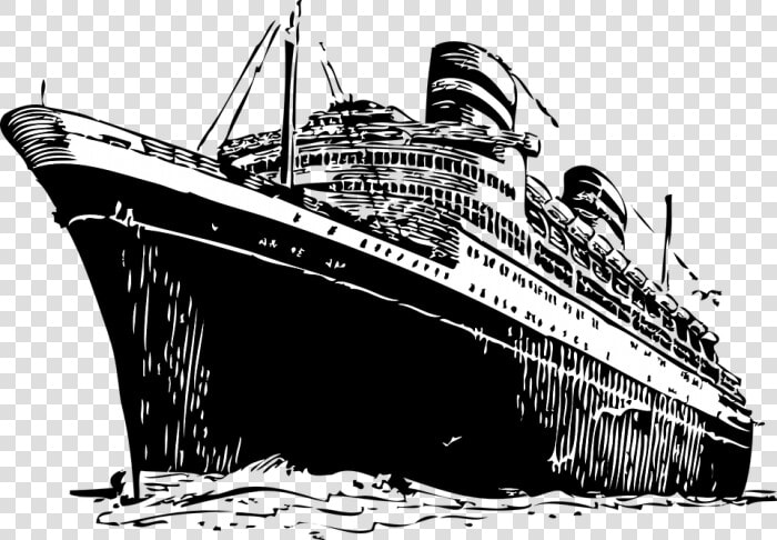 Transparent Cruise Ship Icon Png   Ship Clipart Black And White  Png DownloadTransparent PNG