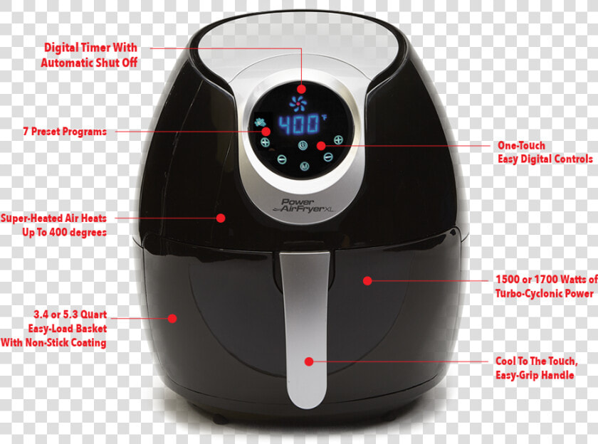 Power Air Fryer Xl 3 2 L  HD Png DownloadTransparent PNG