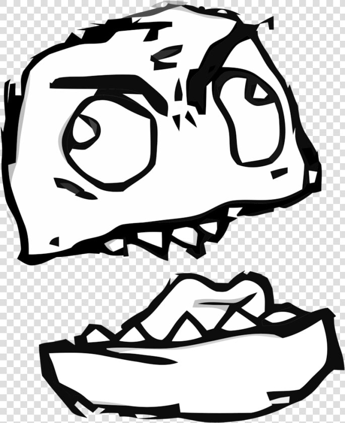 Rage Troll Face Transparent Png  Png DownloadTransparent PNG