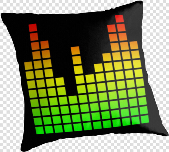 Audio Spectrum Bars By Vandarque   Glow In The Dark Square Stickers  HD Png DownloadTransparent PNG