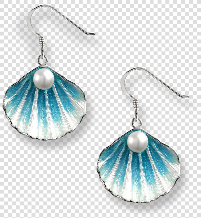 Nicole Barr Designs Sterling Silver Shell Wire Earrings   Earrings  HD Png DownloadTransparent PNG