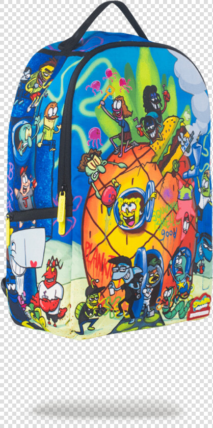 Party Sprayground Backpack   Sprayground Spongebob Pineapple Party Backpack  HD Png DownloadTransparent PNG