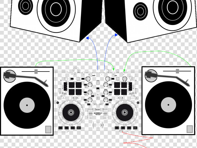 Turntables Png Cliparts   Dj Sound Clipart  Transparent PngTransparent PNG