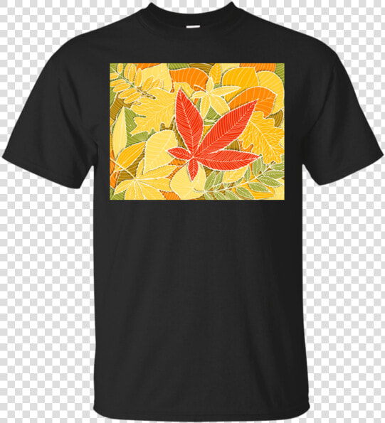 Autumn Illustration With Colorful Fallen Leaves T Shirt   Life Gives You Lemons Shirt Portal  HD Png DownloadTransparent PNG