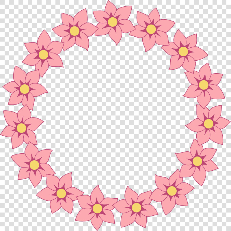 Floral Frame 37   Круглая Рамка Из Сердечек  HD Png DownloadTransparent PNG