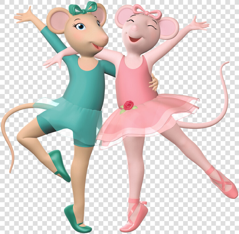 Angelina And Alice Dancing Together   Alice From Angelina Ballerina  HD Png DownloadTransparent PNG