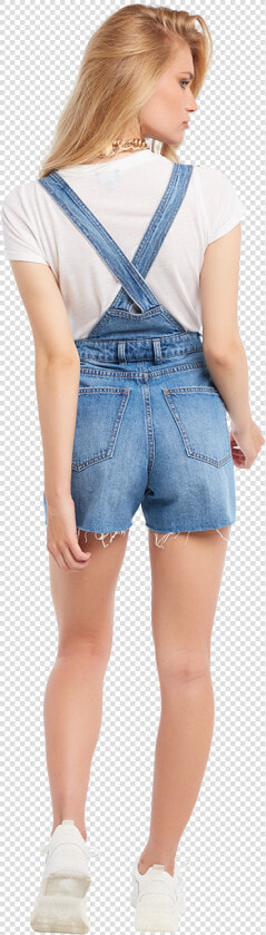 Denim Short Overall In Colour Citadel   One piece Garment  HD Png DownloadTransparent PNG