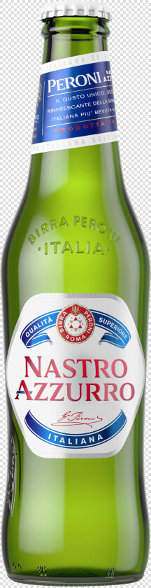 Peroni Nastro Azzurro Bottle   Glass Bottle  HD Png DownloadTransparent PNG
