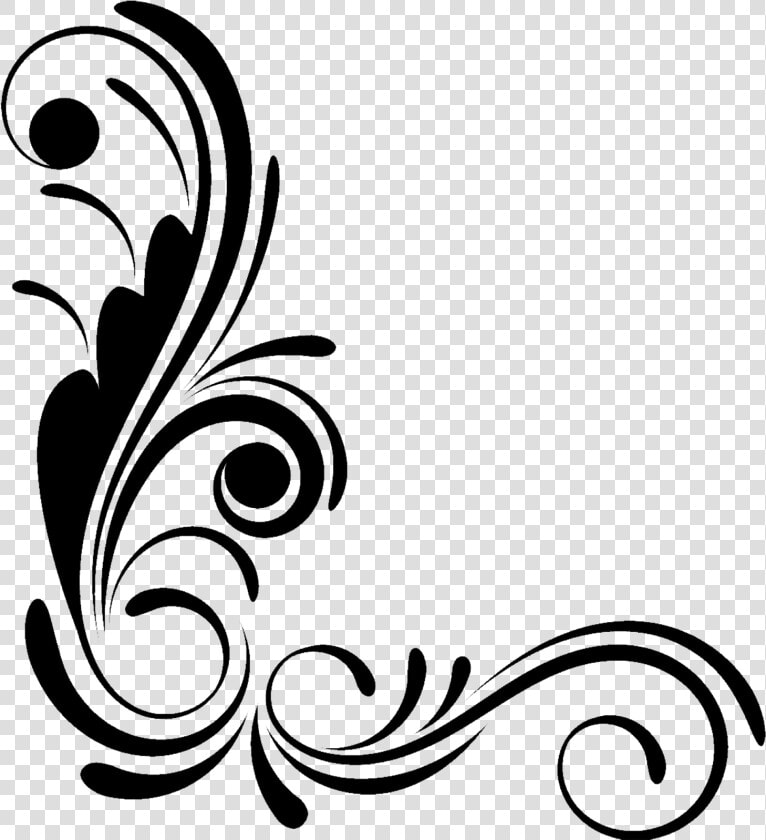 Border Design Clipart Png   Flower Corner Clipart Cdr  Transparent PngTransparent PNG