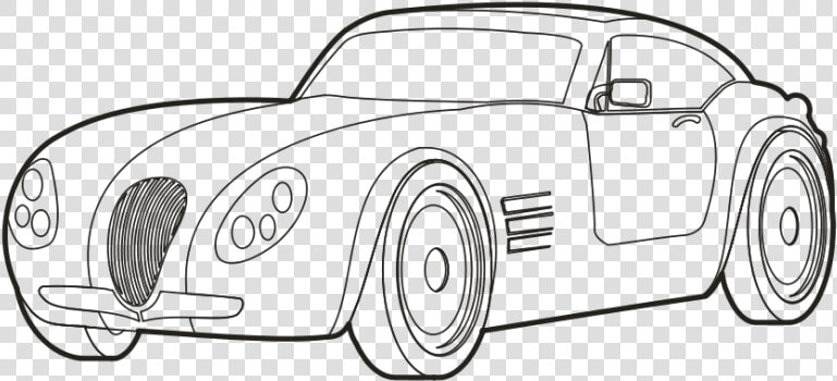 Car Clip Art Black And White Images And Pictures Download   Car Black And White  HD Png DownloadTransparent PNG