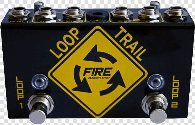 Fire Custom Loop Trail Pedal   Fire Custom Shop  HD Png DownloadTransparent PNG