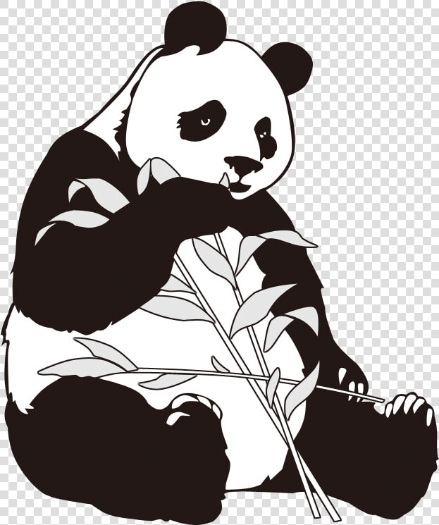 Giant Panda Bamboo Clip Art   Giant Panda Cartoon Png  Transparent PngTransparent PNG