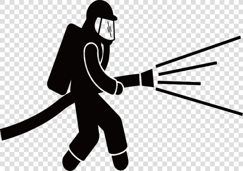 Firefighters Put Out The Fire Png Download   Firefighter  Transparent PngTransparent PNG
