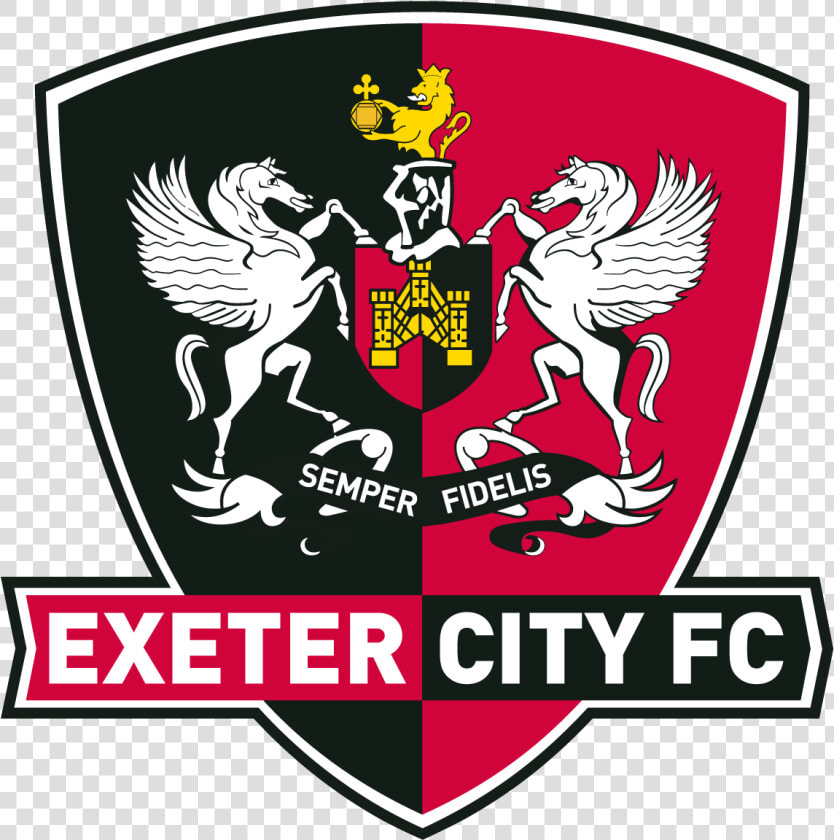 Exeter City Fc Football Club Shield Logo Vector   Exeter City Fc  HD Png DownloadTransparent PNG