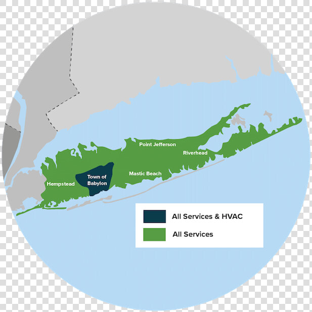 Triple H Home Efficiency Experts Service Area   Long Island Svg  HD Png DownloadTransparent PNG