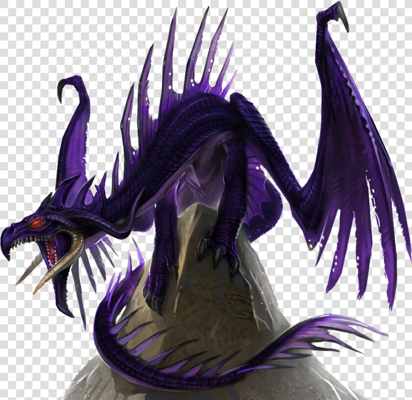 Blades And Beasts Wiki   Dragon Black And Purple  HD Png DownloadTransparent PNG