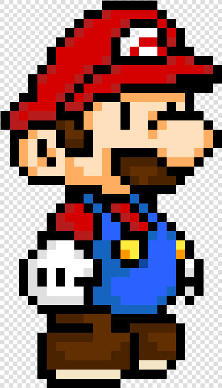 8 Bit Paper Mario   Png Download   Paper Mario Pixel Art  Transparent PngTransparent PNG