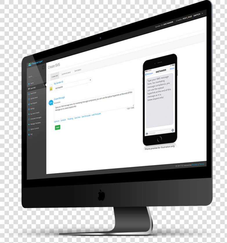 Best Sms Desktop Software   Led backlit Lcd Display  HD Png DownloadTransparent PNG