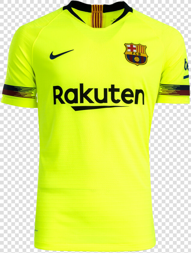 Fc Barcelona Away Authentic Jersey 2018 19   Fc Barcelona Away Kit 2018 19  HD Png DownloadTransparent PNG