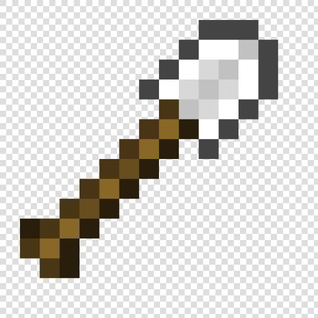 Transparent Minecraft Icon   Minecraft Diamond Shovel Png  Png DownloadTransparent PNG