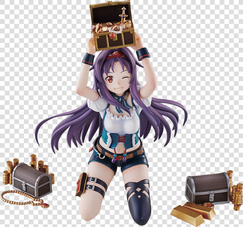 Yuuki Pirate Ver   Sword Art Online Memory Defrag Figure  HD Png DownloadTransparent PNG