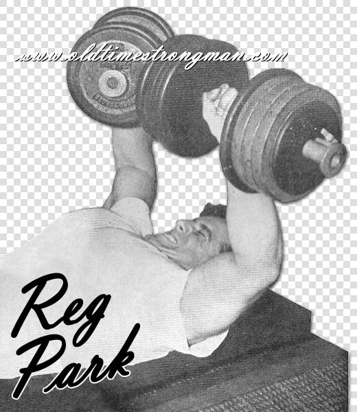 Reg Park Dumbbell Bench Pres   Reg Park Programme  HD Png DownloadTransparent PNG