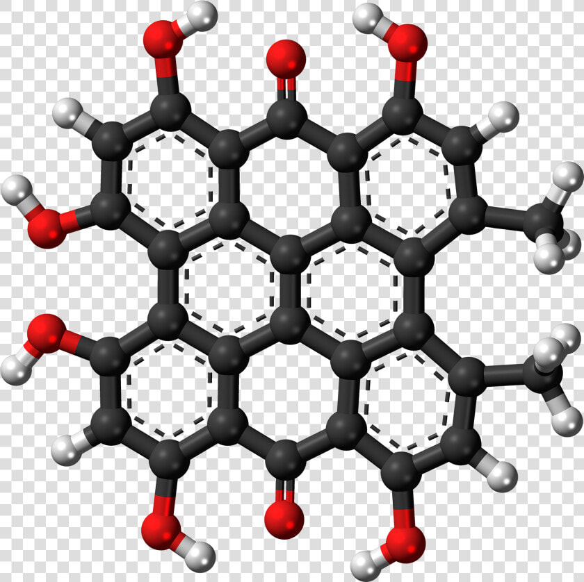 Hypericin 3d Ball   Aromatic Hydrocarbons Benzene  HD Png DownloadTransparent PNG