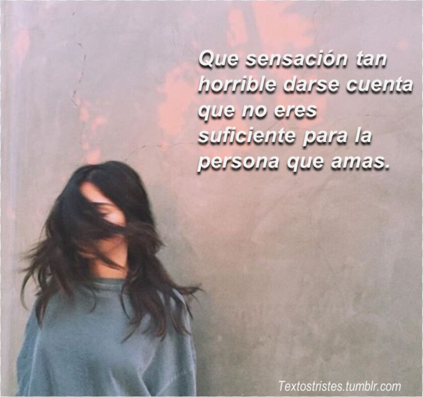 En Medio Del Dolor   Sad Girl Con Frases  HD Png DownloadTransparent PNG