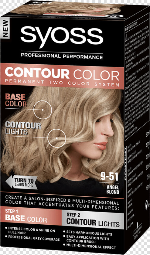 Syoss Com Contour Color 9 51 Angel Blond   Syoss Contour Color  HD Png DownloadTransparent PNG
