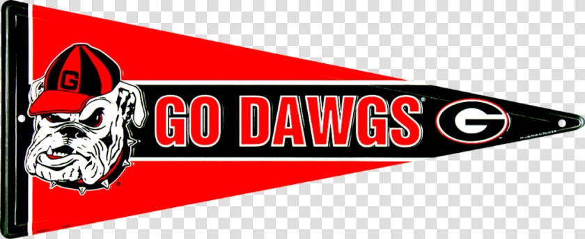 Georgia Bulldogs Pennant   Georgia Bulldogs Pennants Png  Transparent PngTransparent PNG