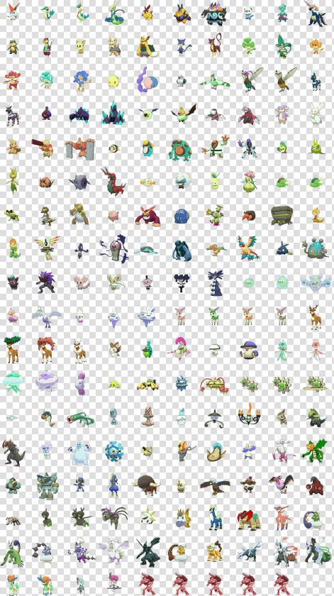 Pokemon Go Pokedex Unova  HD Png DownloadTransparent PNG