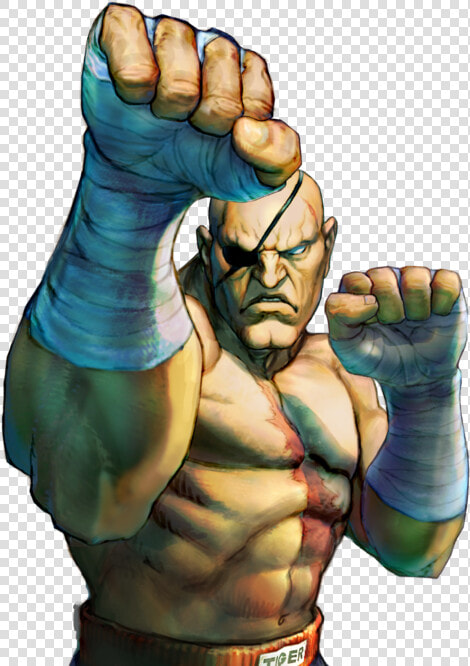 Street Fighter Origin Sagat   Png Download   Sagat Street Fighter Png  Transparent PngTransparent PNG