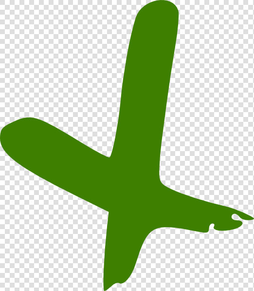 Green Cross Clip Art At Clker   Green X Transparent Background  HD Png DownloadTransparent PNG