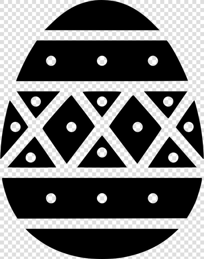 Paschal Egg Decorated Decoration Dots Stripes  HD Png DownloadTransparent PNG