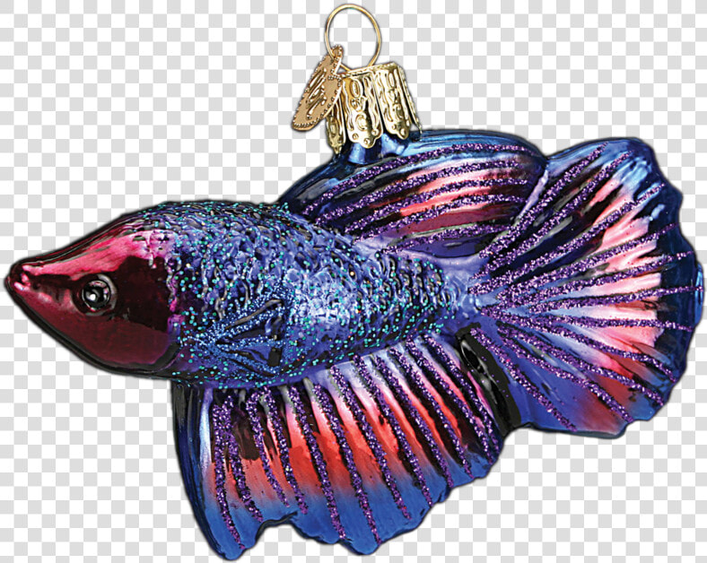 Betta Fish Ornament Old World Christmas At Its ornamental   Betta Fish Christmas Ornament  HD Png DownloadTransparent PNG
