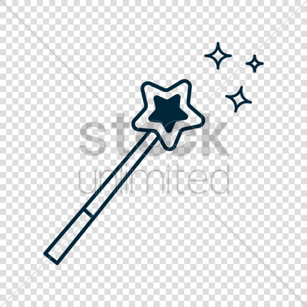 Download Wand Clipart Wand Clip Art Magic Line Technology   Walking Cane Black And White Clipart  HD Png DownloadTransparent PNG