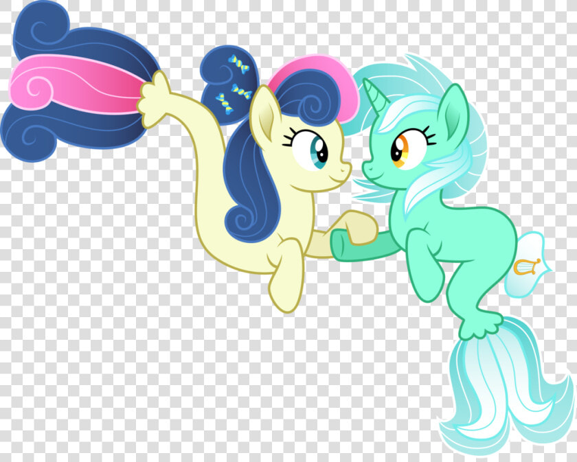 Mammal Cartoon Vertebrate Fictional Character Horse   Mlp Lyra Seapony  HD Png DownloadTransparent PNG