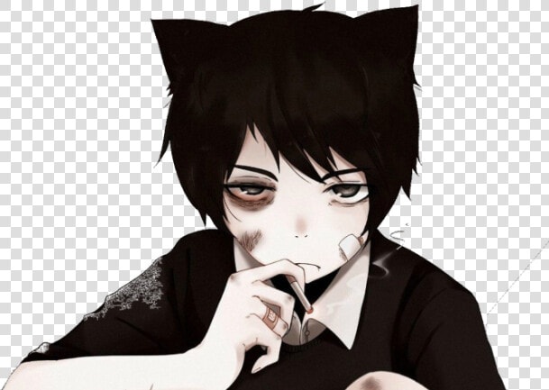 Manga Boy Clipart Transparent Anime Girl   Depressed Little Anime Boy  HD Png DownloadTransparent PNG