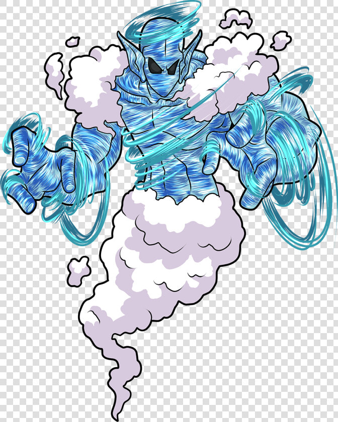 Air Elemental   Cartoon  HD Png DownloadTransparent PNG