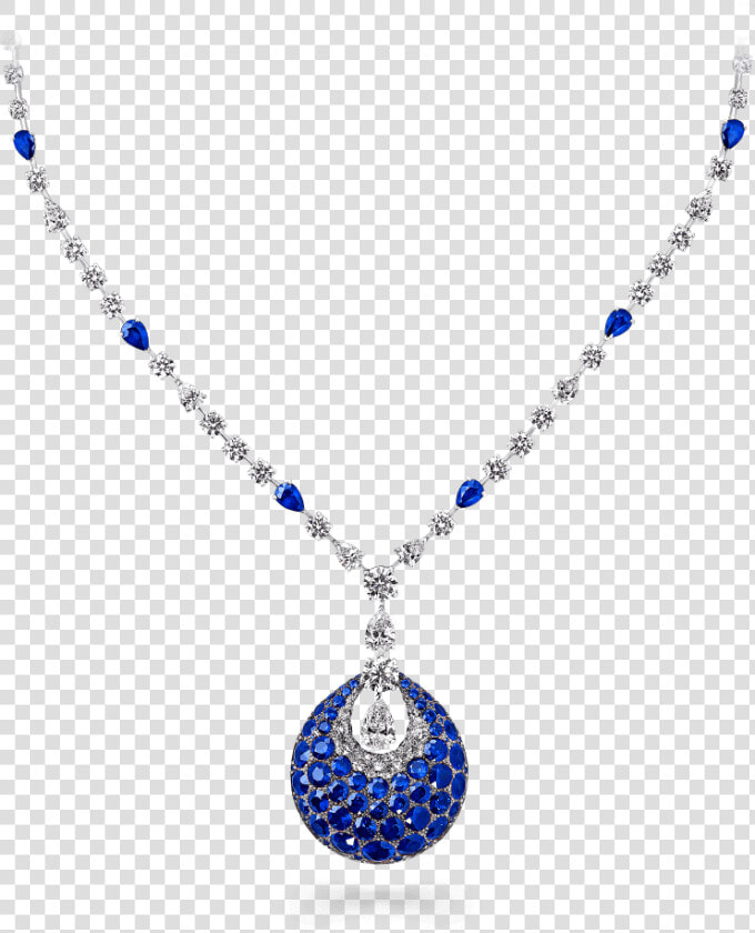 A Graff Bombe Classic Necklace Featuring A Tear Drop   1 Gram Gold Mangalsutra Chain  HD Png DownloadTransparent PNG