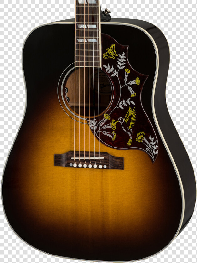 Transparent Sunburst Png   Black Gibson Acoustic Hummingbird  Png DownloadTransparent PNG
