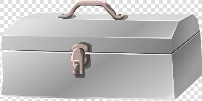 Toolbox  Box  Grey  Closed  Gray  Metallic  Steel   Toolbox Grey  HD Png DownloadTransparent PNG