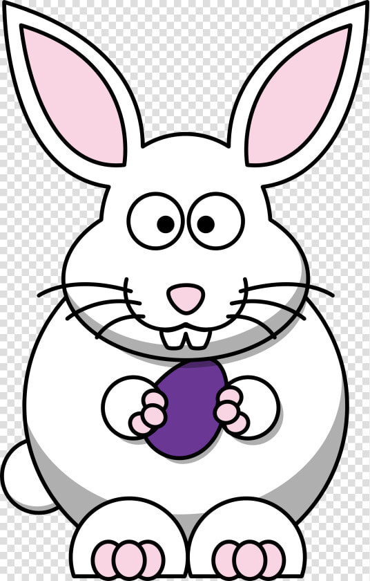 Net � Clip Art � Studiofibonacci Cartoon Bunny Coloring   Cartoon Rabbit Clipart  HD Png DownloadTransparent PNG