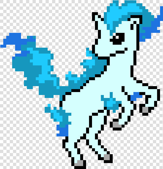 Pixel Art Pokemon Ponyta  HD Png DownloadTransparent PNG