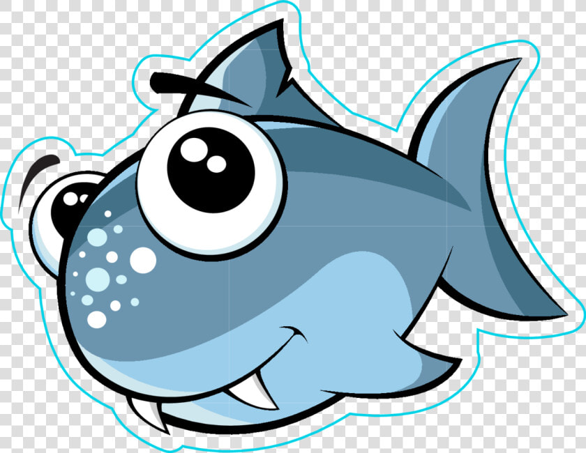 Cute Baby Shark Fish Sticker   Real Life Cute Real Baby Shark  HD Png DownloadTransparent PNG