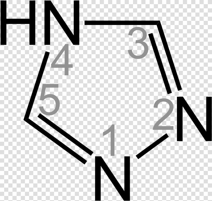 4h 1 2 4 Triazole Structural Formulav   Histidine Hydrochloride Monohydrate  HD Png DownloadTransparent PNG