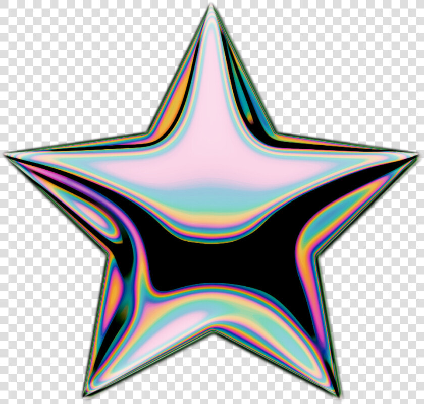 Holo Holographic Star Iridescent Pastel Purple Space   Holographic Star  HD Png DownloadTransparent PNG