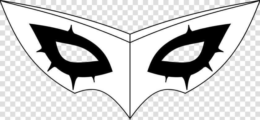 Art symmetry monochrome Photography   Art Persona 5 Joker Mask  HD Png DownloadTransparent PNG
