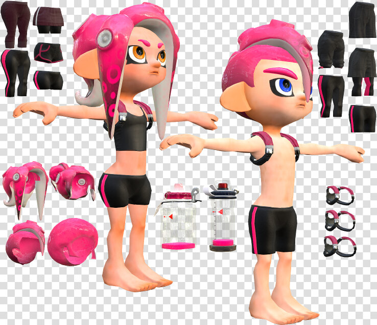 Splatoon 2 Octoling Model  HD Png DownloadTransparent PNG