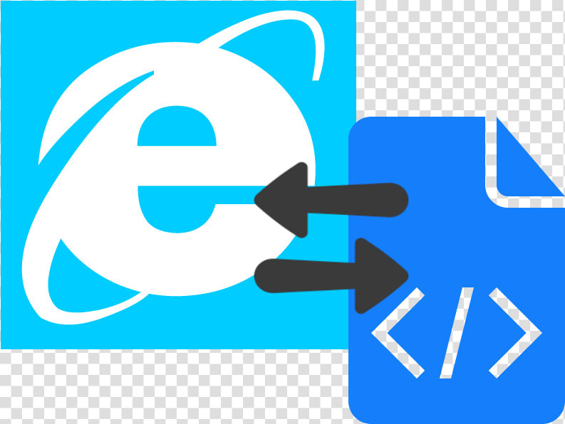 Change “view Source” Editor In Internet Explorer And   Internet Explorer White Icon  HD Png DownloadTransparent PNG